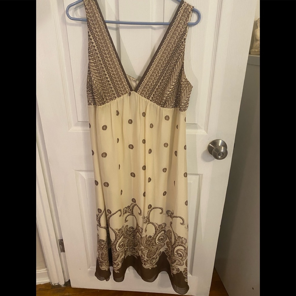Robin Howe Flowy Silk Midi Dress